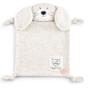 Bunny Blankie 12" x 9" Poetic Threads As You Grow Childrens Plush Animal